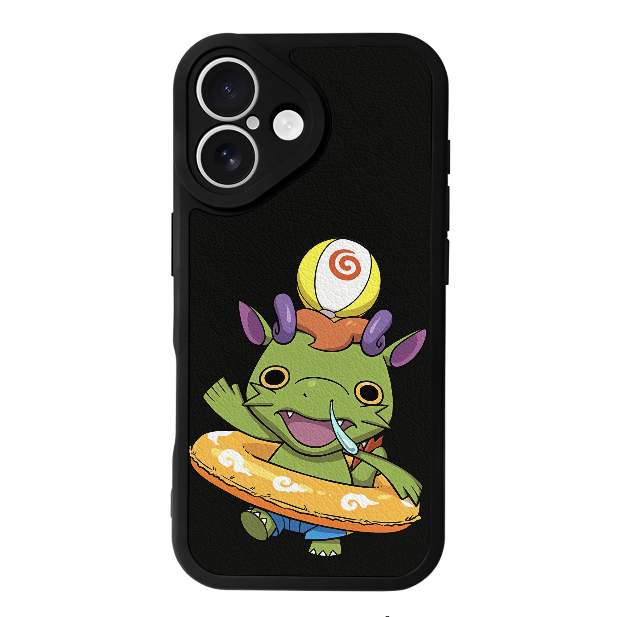 （画像用） 妖怪ウォッチ Yo-kai Watch 【iPhone 16シリーズ対応】シリコンスマホケース（レザー調） 材質：シリコン